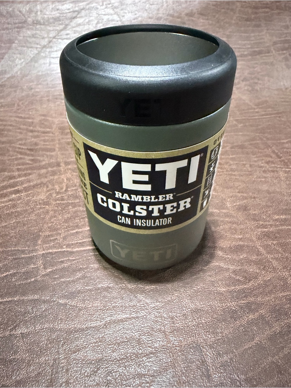 YETI Rambler Colster 12 oz Can Insulator - Camp Green NWT